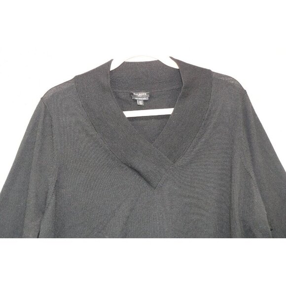 Talbots Long Sleeve 100% Pure Merino Wool V-Neck Sweater-Size 3X - Picture 4 of 9